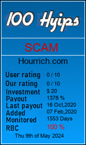 hourrich.com monitoring by 100hyips.com