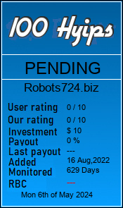 robots724.biz monitoring by 100hyips.com